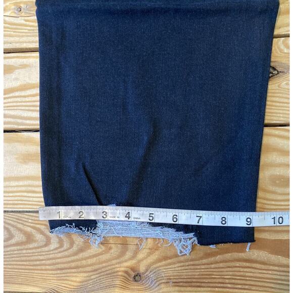 NWT Serra Retreat Distressed Fray Hem Crop Jeans Size 26W Women’s Black - Picture 8 of 10